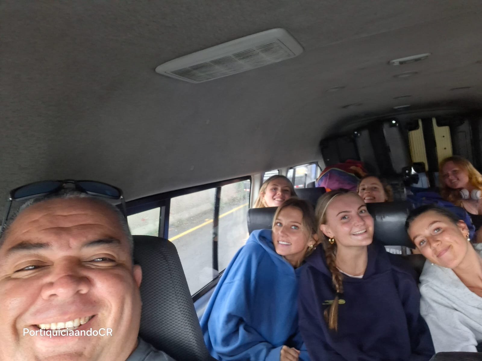 Profesional drivers with our shared shuttle